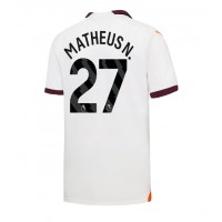 Echipament fotbal Manchester City Matheus Nunes #27 Tricou Deplasare 2023-24 maneca scurta
